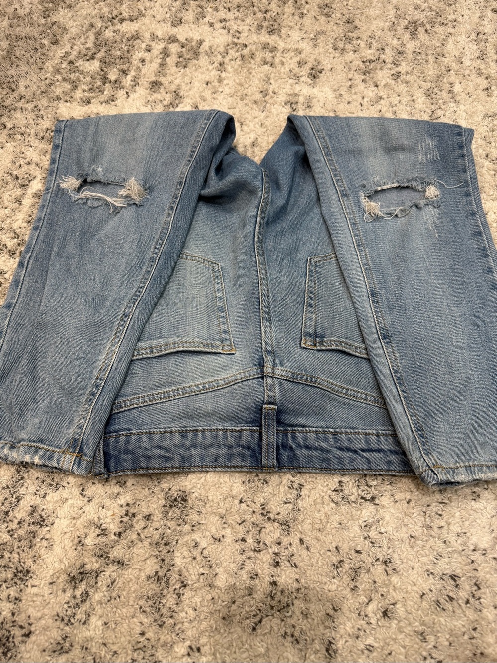 Women’s Highest Rise Mom Classic Light Wash Denim Jeans - Picture 3 of 5